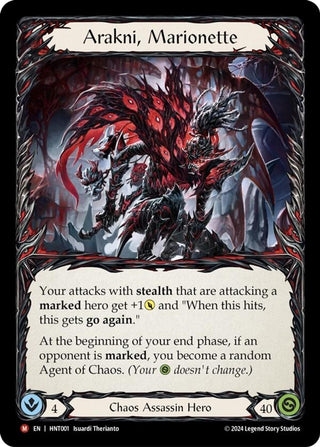 Arakni Marionette (HNT001) - Flesh and Blood TCG Single