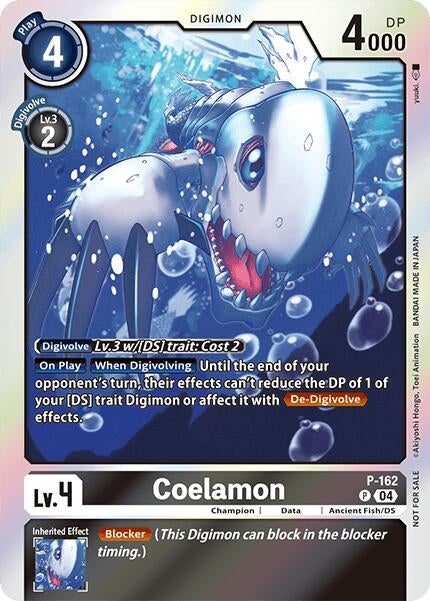 Coelamon (-Chain of Liberation- Upgrade Pack (P-162 P) [D-PR] - Digimon Card Game Sealed