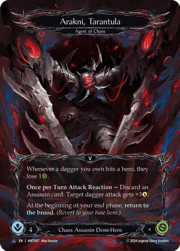 Arakni Tarantula (Marvel) (HNT007) - Flesh and Blood TCG Single