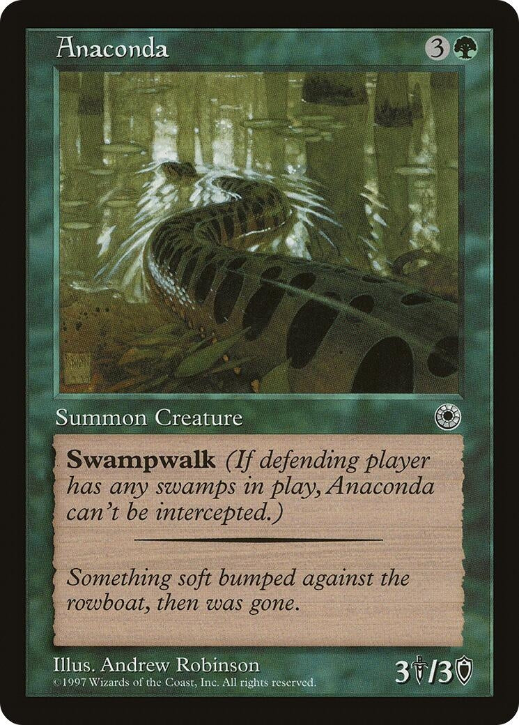 Anaconda (Flavor Text) (158) [POR] - MTG Single