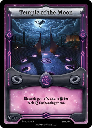 Image for Temple of the Moon (SD10-18) (Fulgoryx Starter Deck) - Elestrals