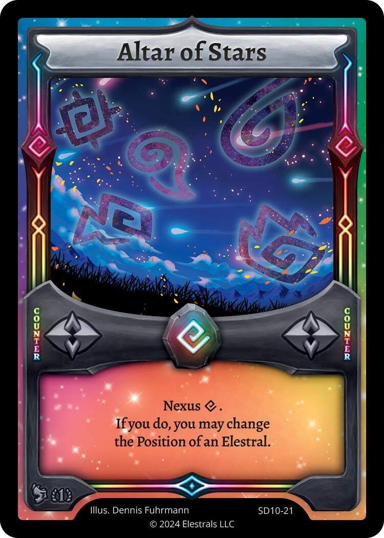 Image for Altar of Stars (SD10-21) (Fulgoryx Starter Deck) - Elestrals