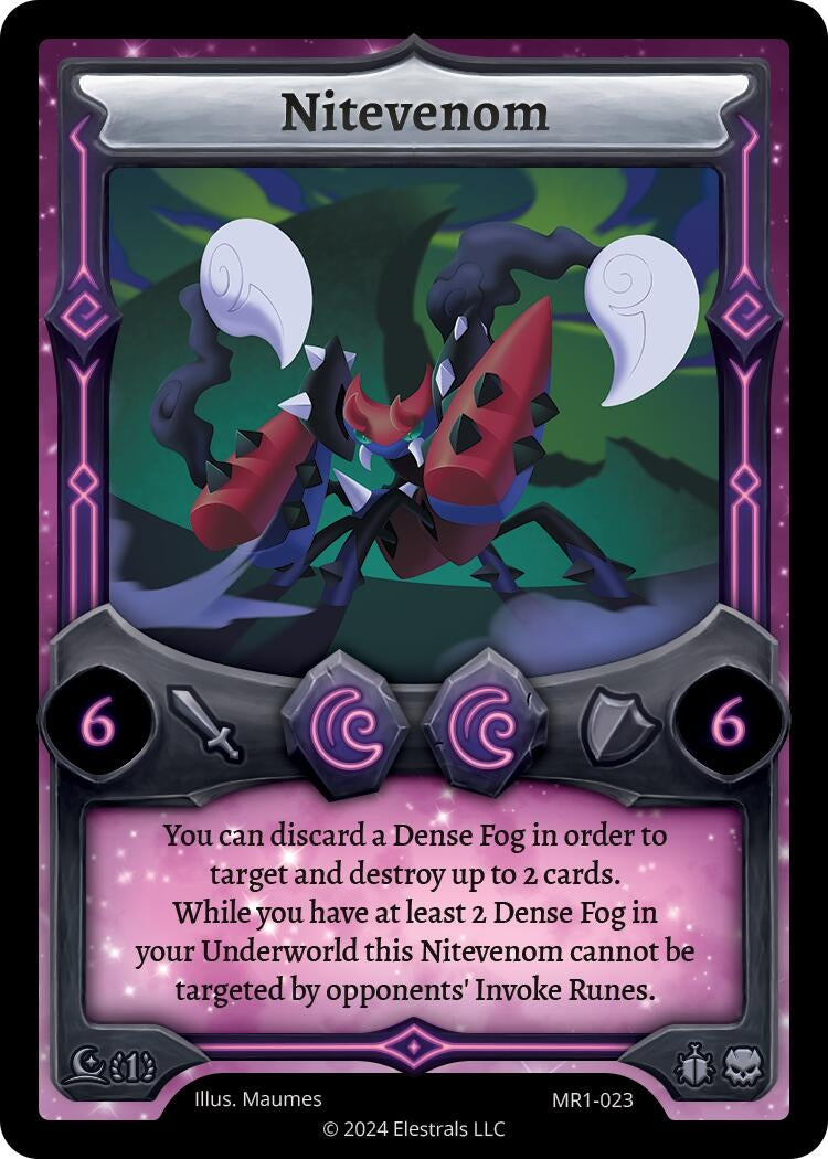 Image for Nitevenom (MR1-023) (Moonrise) - Elestrals