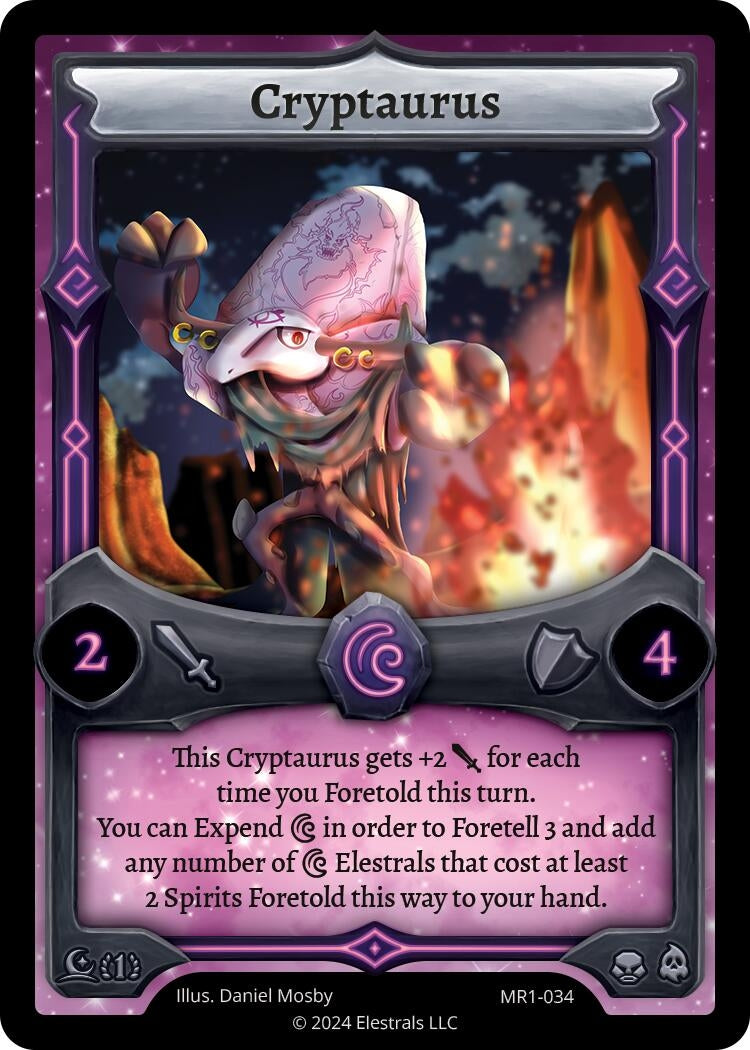 Image for Cryptaurus (MR1-034) (Moonrise) - Elestrals