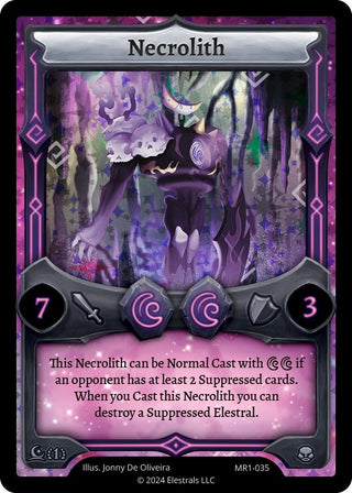 Image for Necrolith (MR1-035) (Moonrise) - Elestrals