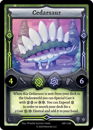 Image for Cedarsaur (MR1-040) (Moonrise) - Elestrals