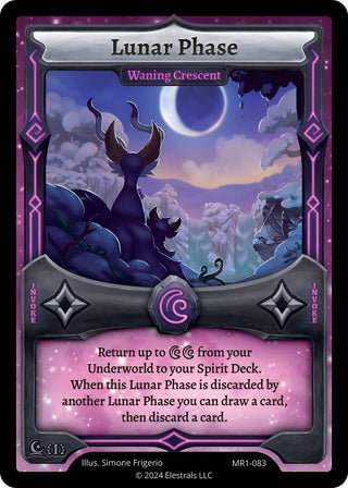 Image for Lunar Phase - Waning Crescent (MR1-083) (Moonrise) - Elestrals