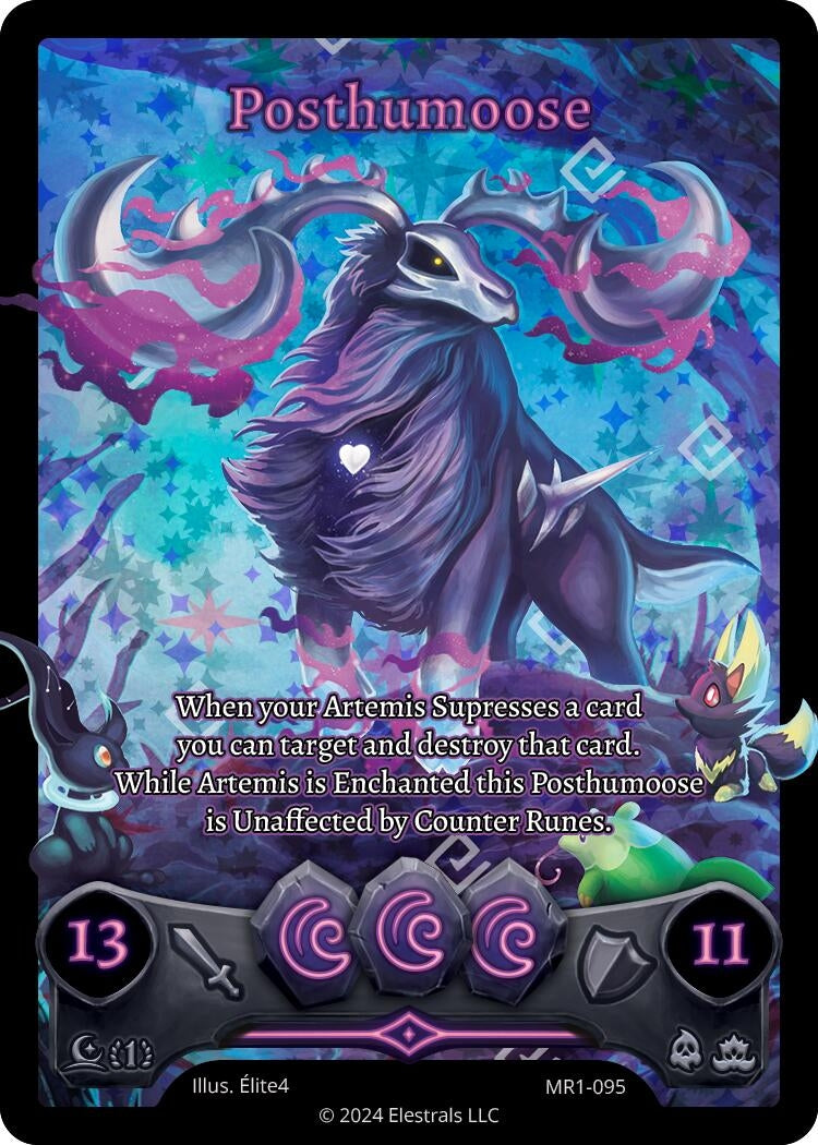 Image for Posthumoose (Full Art) (MR1-095) (Moonrise) - Elestrals