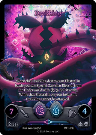 Image for Drakking (Full Art) (MR1-098) (Moonrise) - Elestrals