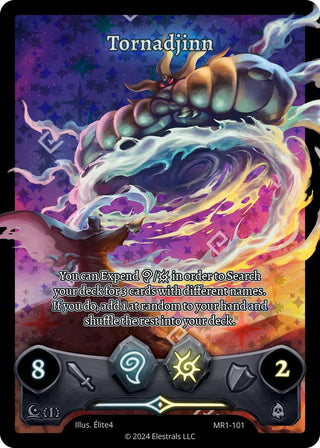 Image for Tornadjinn (Full Art) (MR1-101) (Moonrise) - Elestrals