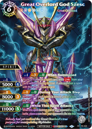 Great Overlord God Szesc (2024 World Championship Participation) (PR-068) [BSSP] - Battle Spirits Saga Single