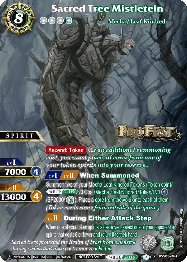 Sacred Tree Mistletein (Pro Fest X Rare Special Pack Vol. 2) (BSS05-064) [BSSP] - Battle Spirits Saga Single