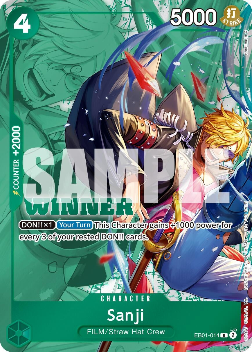 Sanji (Winner Pack 2025 Vol. 1) (EB01-014) [OP-PR] - One Piece Card Game Single