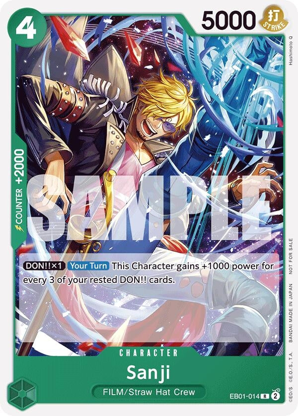 Sanji (Tournament Pack 2025 Vol. 1) (EB01-014) [OP-PR] - One Piece Card Game Single