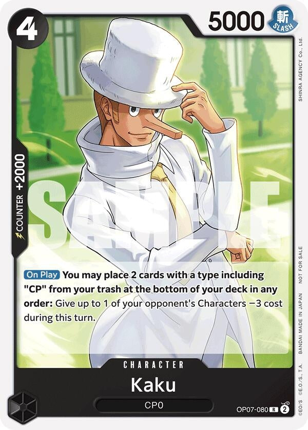 Kaku (Tournament Pack 2025 Vol. 1) (OP07-080) [OP-PR] - One Piece Card Game Single