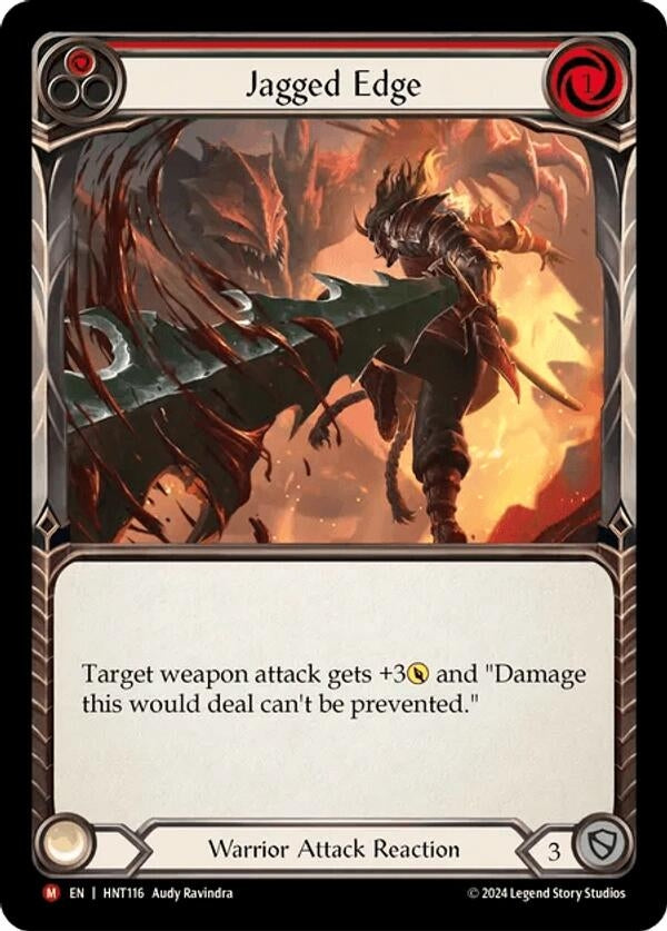 Jagged Edge (HNT116) - Flesh and Blood TCG Single