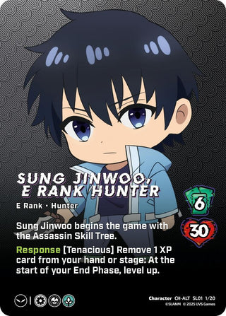 Sung Jinwoo E Rank Hunter (Alternate Art) (SL01 1/20) [SLO] - UniVersus Single