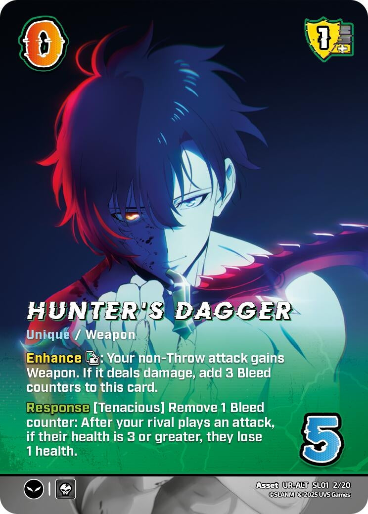 Hunter’s Dagger (Alternate Art) (SL01 2/20) [SLO] - UniVersus Single