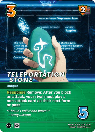 Teleportation Stone (Alternate Art) (SL01 3/20) [SLO] - UniVersus Single