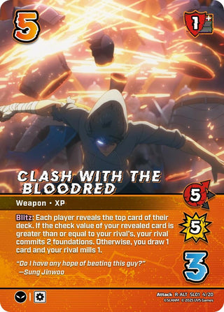 Clash with the Bloodred (Alternate Art) (SL01 4/20) [SLO] - UniVersus Single