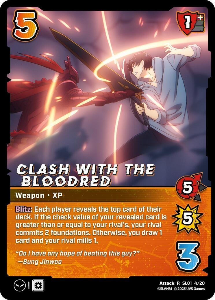 Clash with the Bloodred (SL01 4/20) [SLO] - UniVersus Single