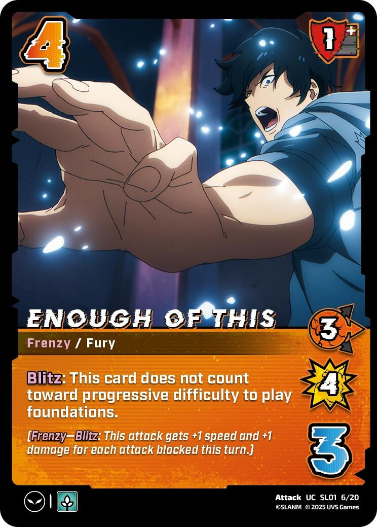 Enough of This (SL01 6/20) [SLO] - UniVersus Single