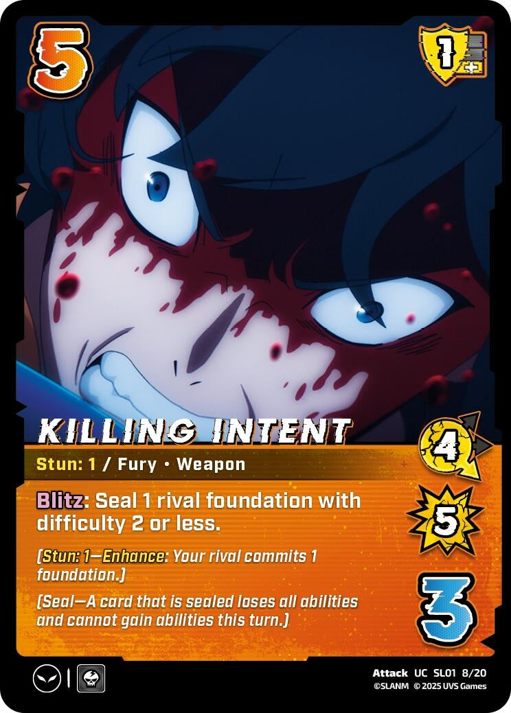Killing Intent (SL01 8/20) [SLO] - UniVersus Single