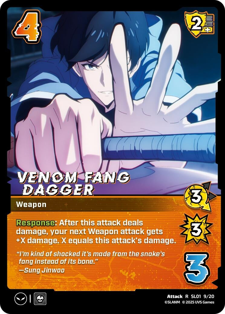 Venom Fang Dagger (SL01 9/20) [SLO] - UniVersus Single