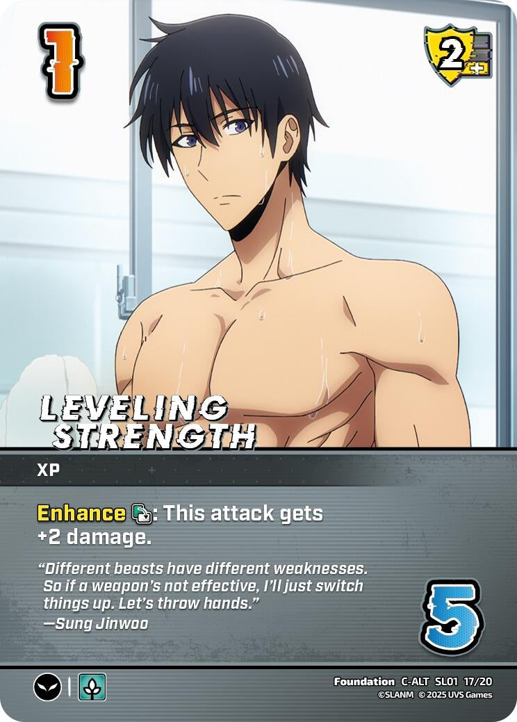Leveling Strength (Alternate Art) (SL01 17/20) [SLO] - UniVersus Single