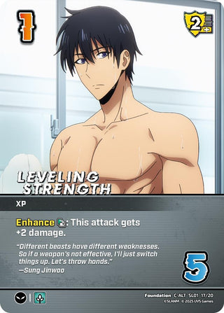 Leveling Strength (Alternate Art) (SL01 17/20) [SLO] - UniVersus Single