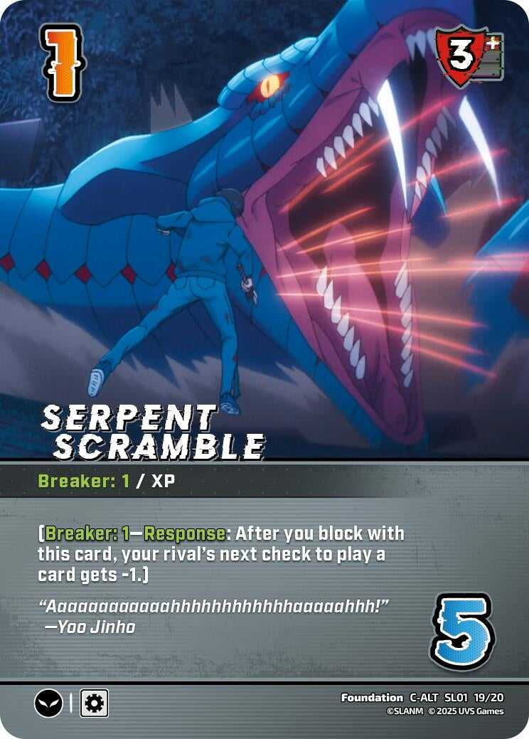 Serpent Scramble (Alternate Art) (SL01 19/20) [SLO] - UniVersus Single