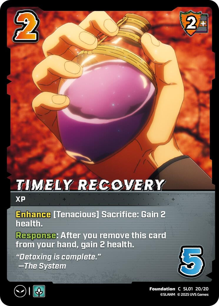 Timely Recovery (SL01 20/20) [SLO] - UniVersus Single