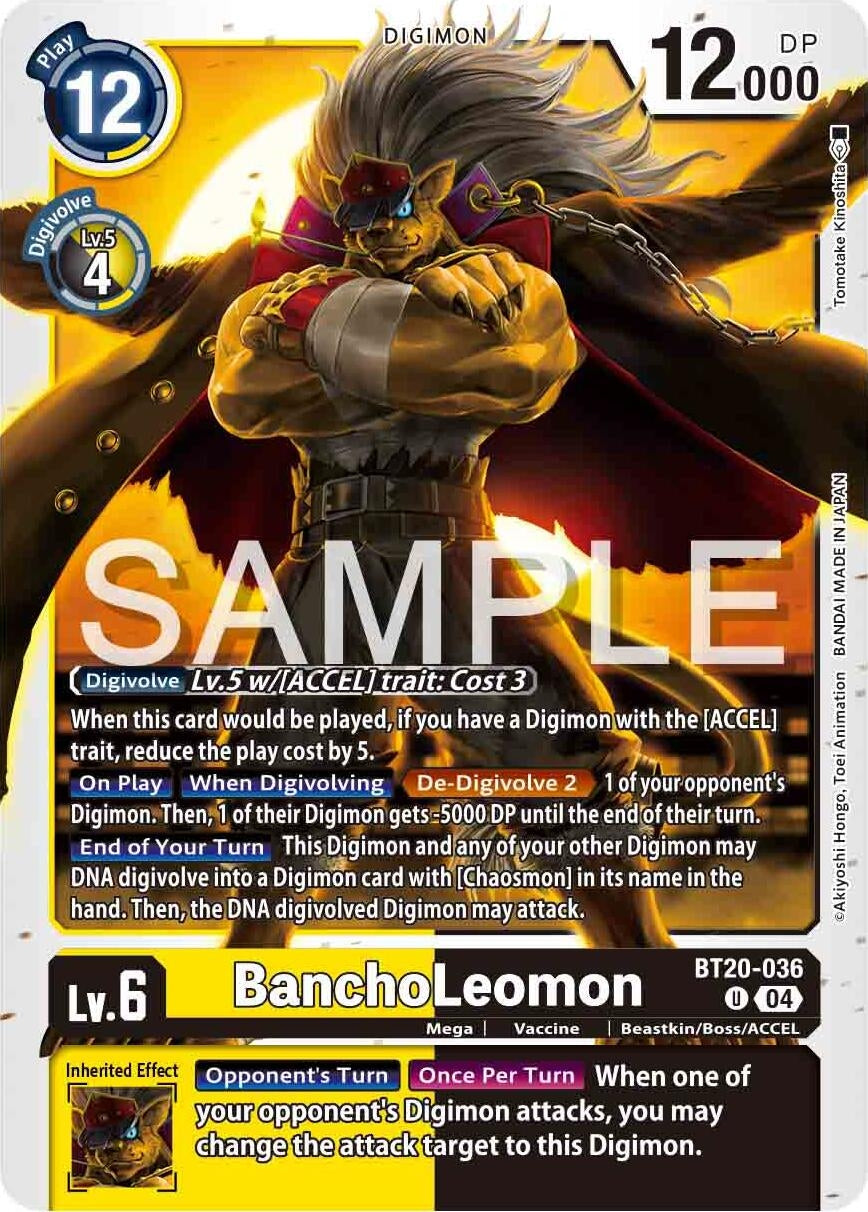 BanchoLeomon (BT20-036 U) [BT18-20] - Digimon Card Game Single