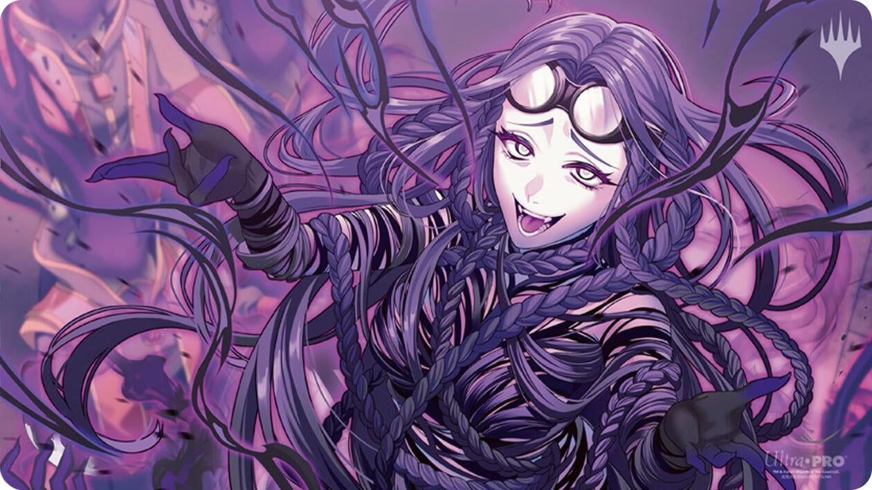New Year Holiday Season Playmat for Magic: The Gathering - Braids Arisen Nightmare - Playmats Sealed