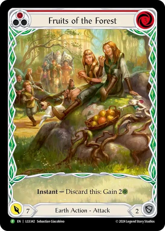 Fruits of the Forest (Red) - LGS342 (LGS342) [PR] - Flesh and Blood TCG Sealed