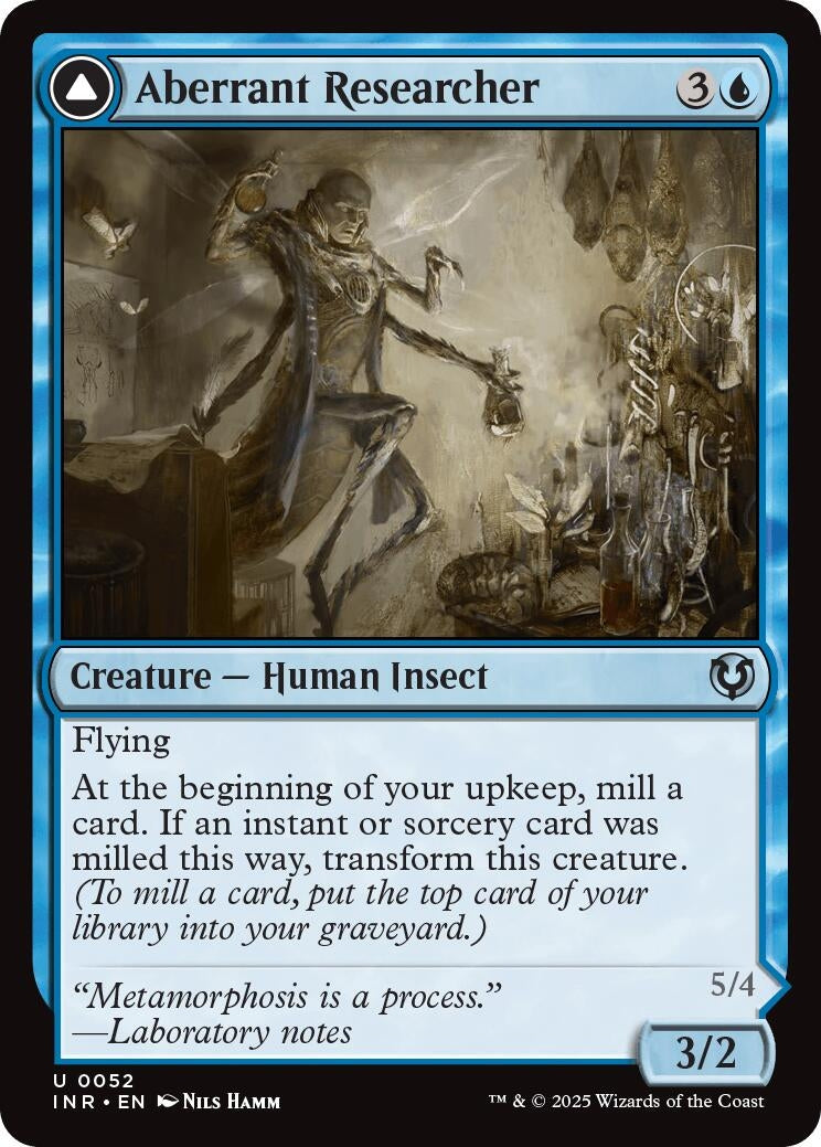Aberrant Researcher // Perfected Form (52) [INR] - MTG Single