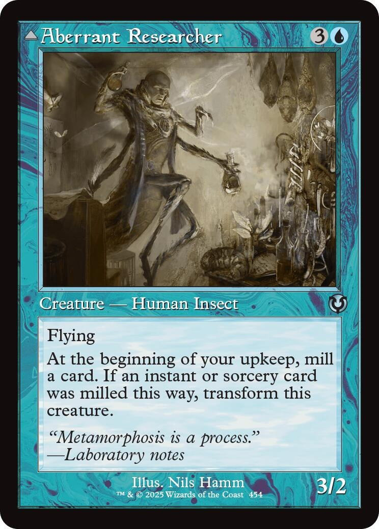 Aberrant Researcher // Perfected Form (Retro Frame) (454) [INR] - MTG Single