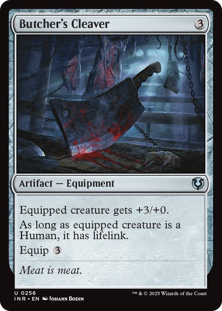 Butcher’s Cleaver (256) [INR] - MTG Single