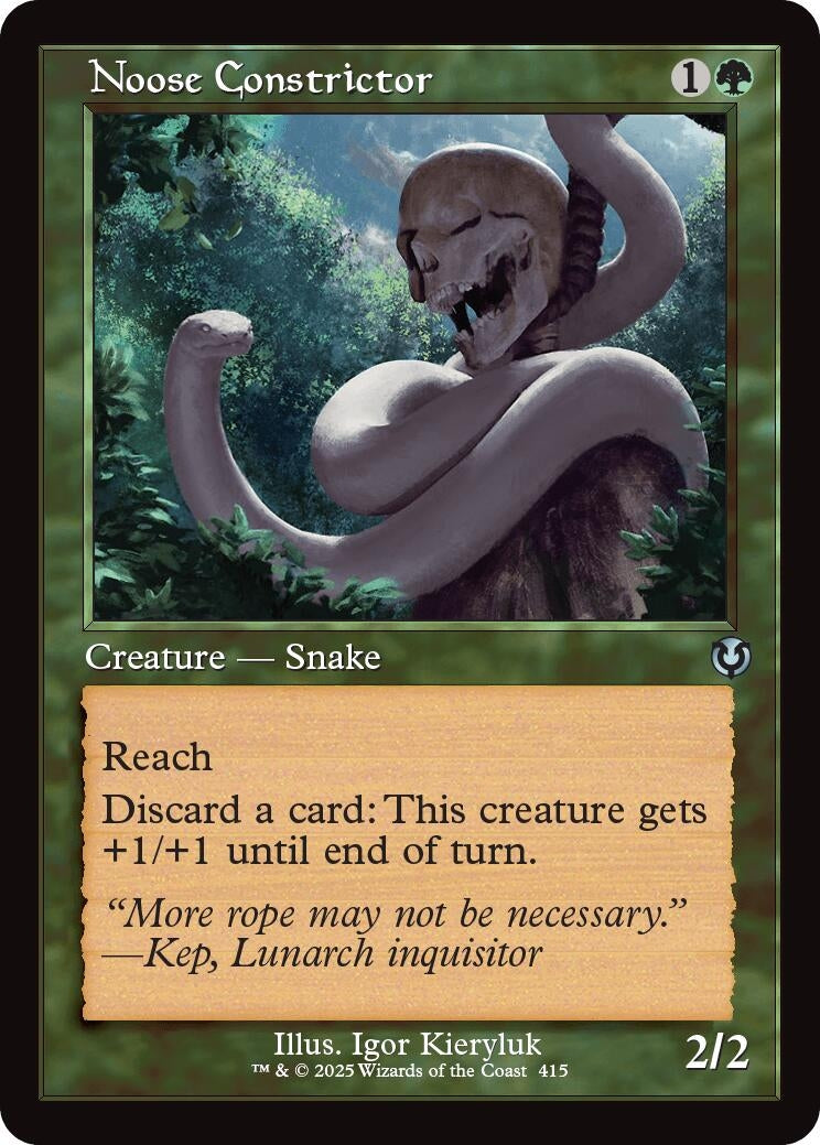 Noose Constrictor (Retro Frame) (415) [INR] - MTG Single