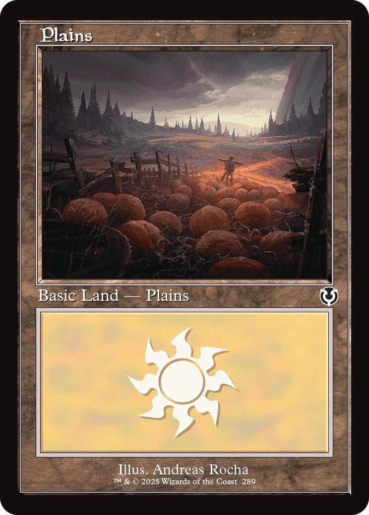 Plains (289) (Retro Frame) (289) [INR] - MTG Single