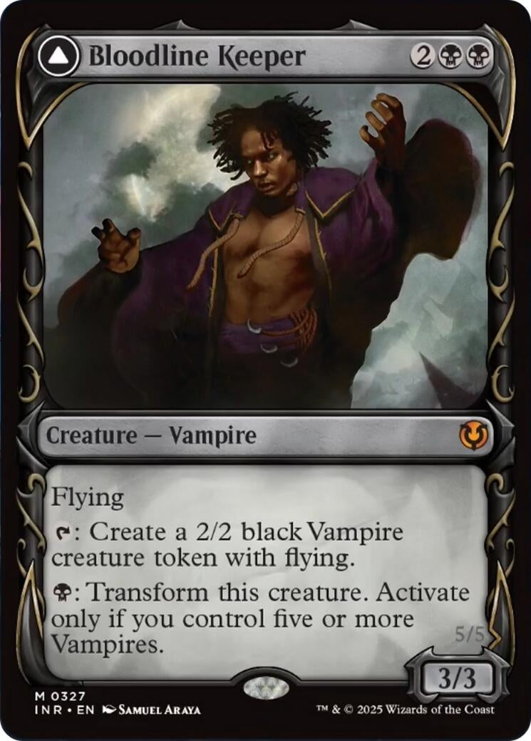 Bloodline Keeper // Lord of Lineage (Showcase) (327) [INR] - MTG Single