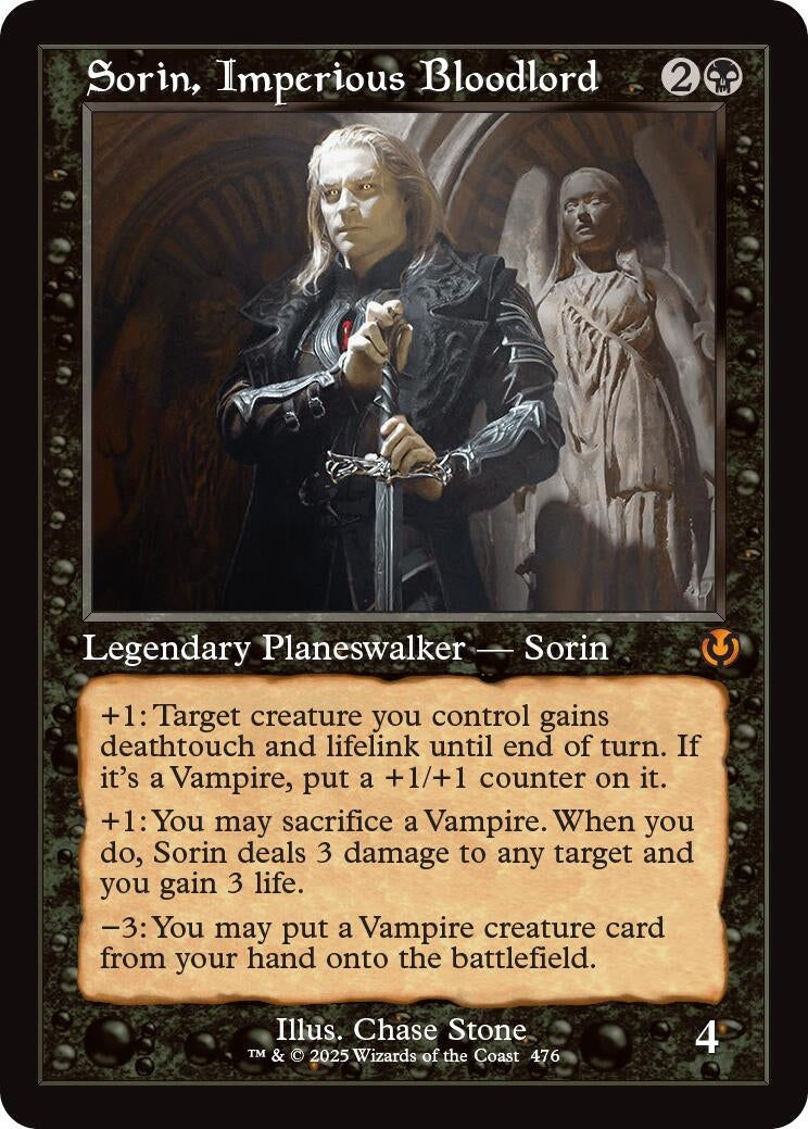 Sorin Imperious Bloodlord (Retro Frame) (476) [INR] - MTG Single