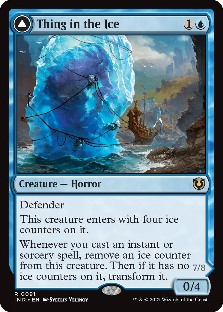 Thing in the Ice // Awoken horror (91) [INR] - MTG Single