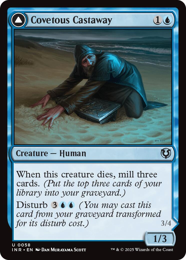 Covetous Castaway (58) (INR) - MTG Single