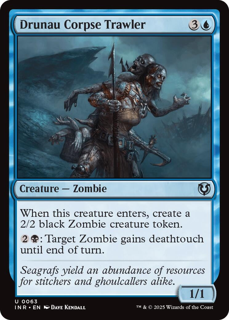 Drunau Corpse Trawler (63) (INR) - MTG Single