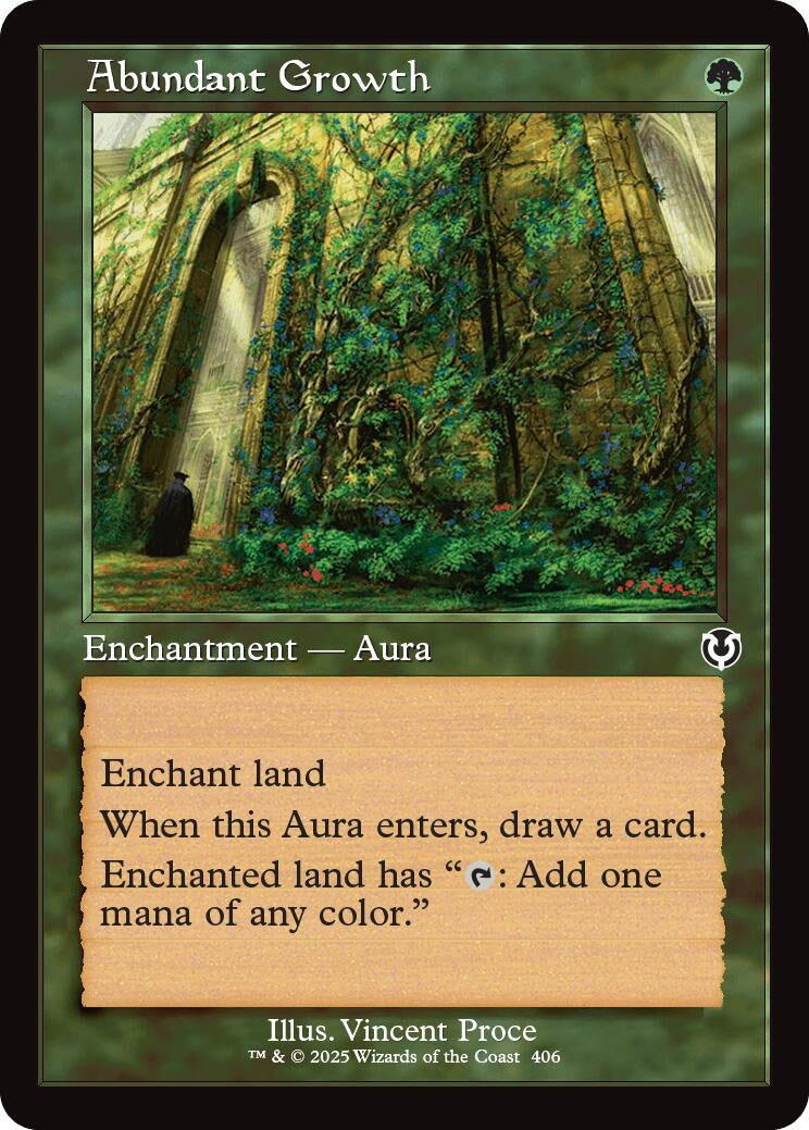 Abundant Growth (Retro Frame) (406) (INR) - MTG Single