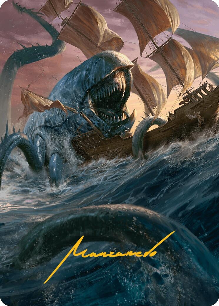 Image for Hullbreaker Horror Art Card (Gold-Stamped Signature) (5) (Art Series: Innistrad Remastered) - Magic: The Gathering