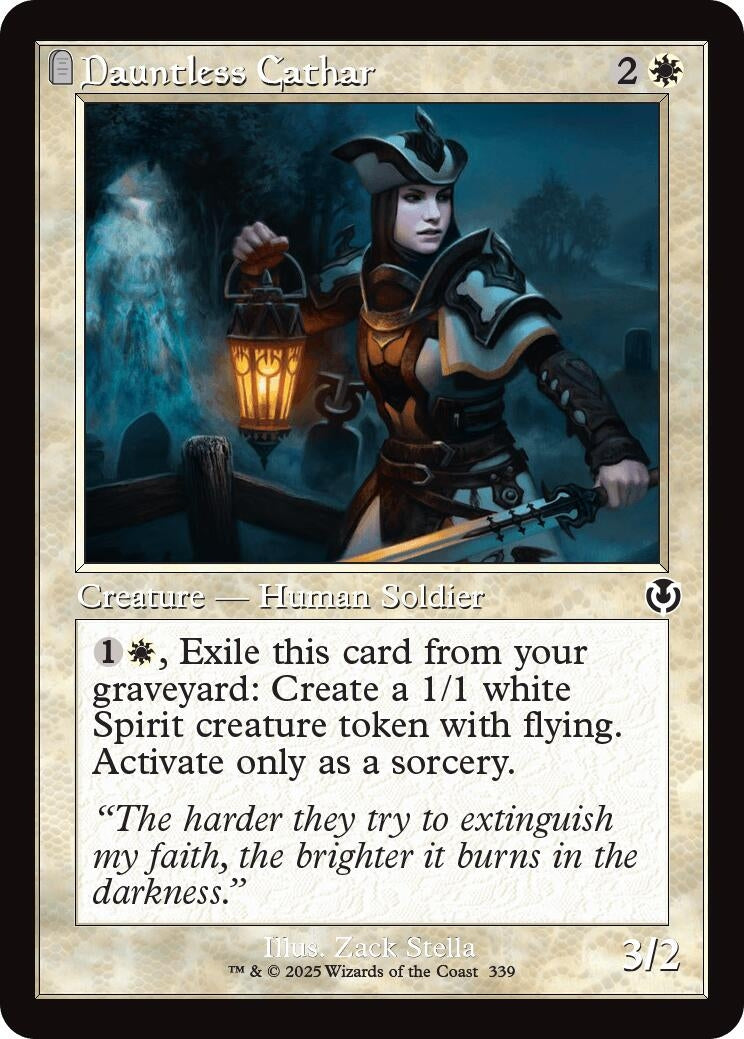 Dauntless Cathar (Retor Frame) (339) (INR) - MTG Single