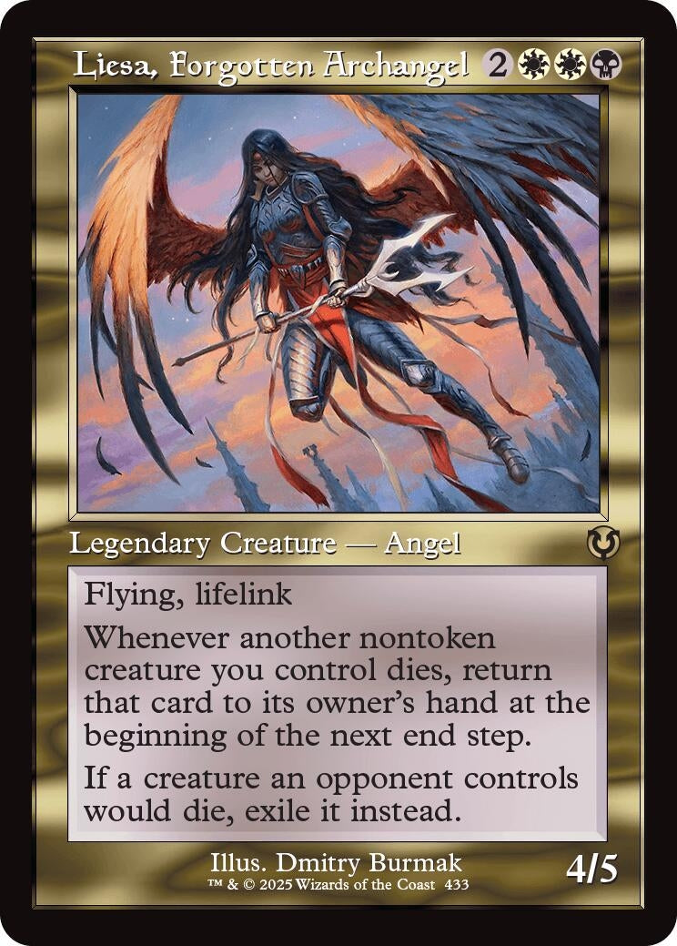 Liesa Forgotten Archangel (Retro Frame) (433) (INR) - MTG Single