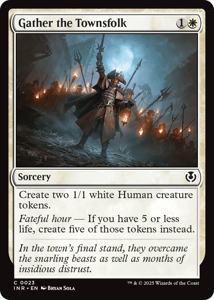 Gather the Townsfolk (23) (INR) - MTG Single